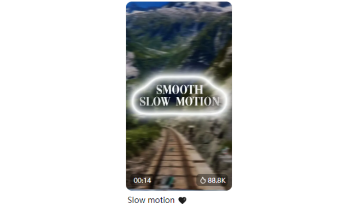 Slow Motion CapCut Template 2