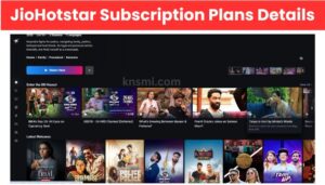 JioHotstar Subscription Plans Details