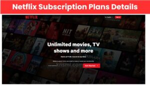 Netflix Subscription Plans Details